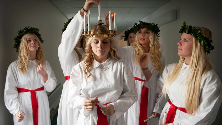 The Feast of Saint Lucia in Sweden